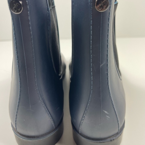 Sam Edelman Womens Size 9 Tinsley Matte Blue Rubber Rain Boots Waterproof Preppy - Picture 5 of 9
